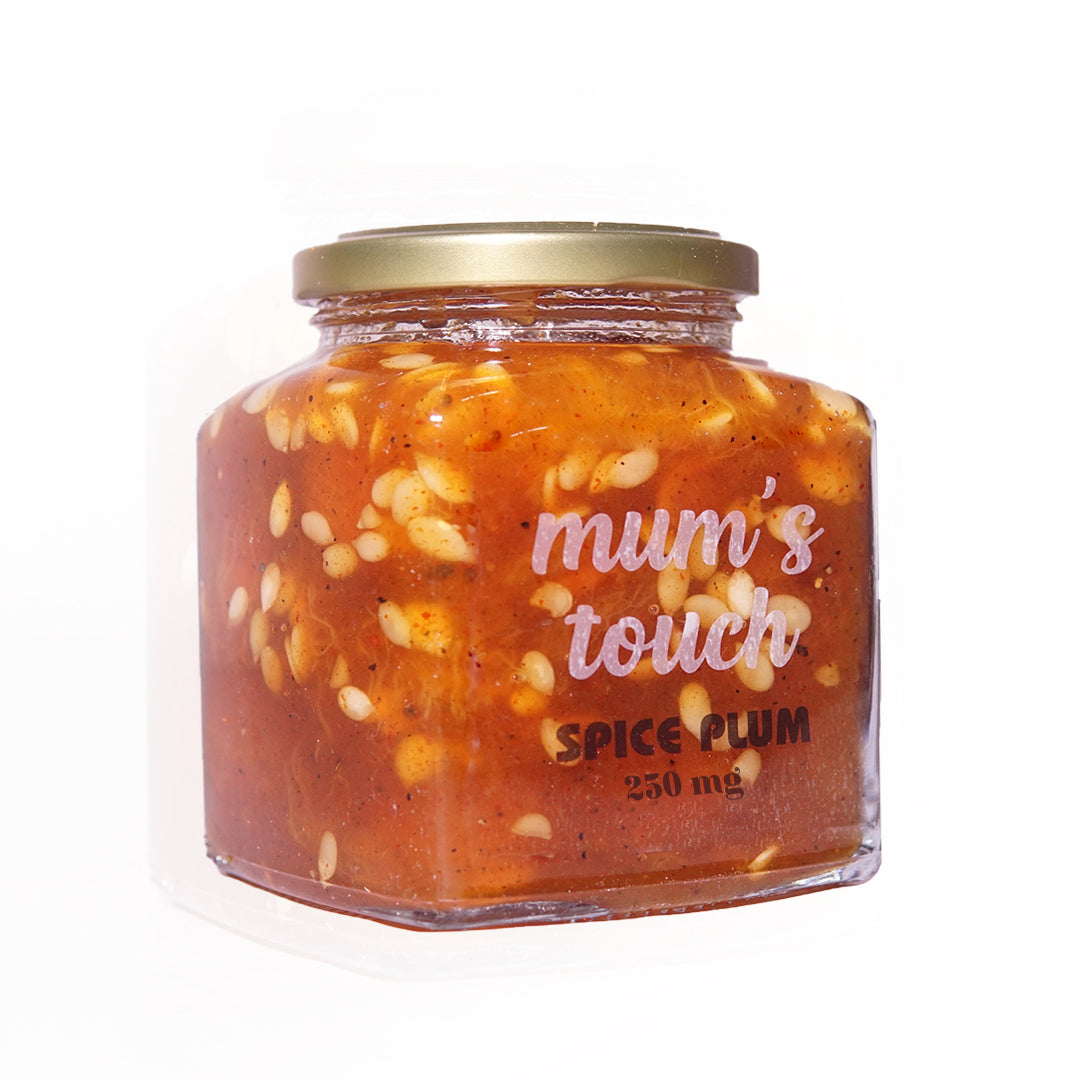 Plum Spice Chutney With dried melon seeds and Extra Chilli